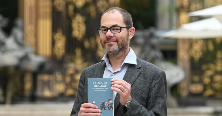 L’historien Étienne Augris revient avec un nouveau livre « dirigé » qui fut présenté en avant-première au Livre sur la place. Photo Séverine Kichenbrand pour L'Est Républicain