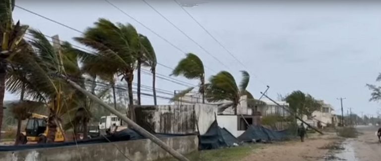 Primeiro distrito moçambicano afetado pelo ciclone Chido com “destruição quase total”