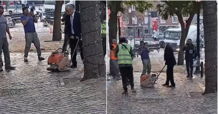 Marcelo apanhado com a mão na máquina