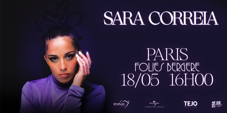 Sara Correia em concerto em Paris