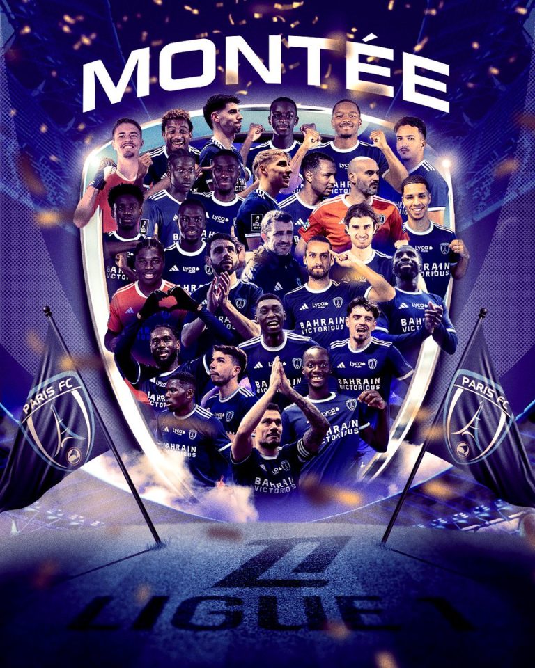 Paris FC Sobe à Primeira Liga Francesa de Futebol