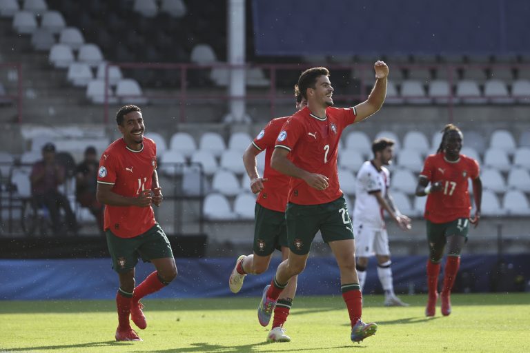 Portugal vence Geórgia e está nos ‘quartos’ no Euro sub-21 como primeiro do Grupo C