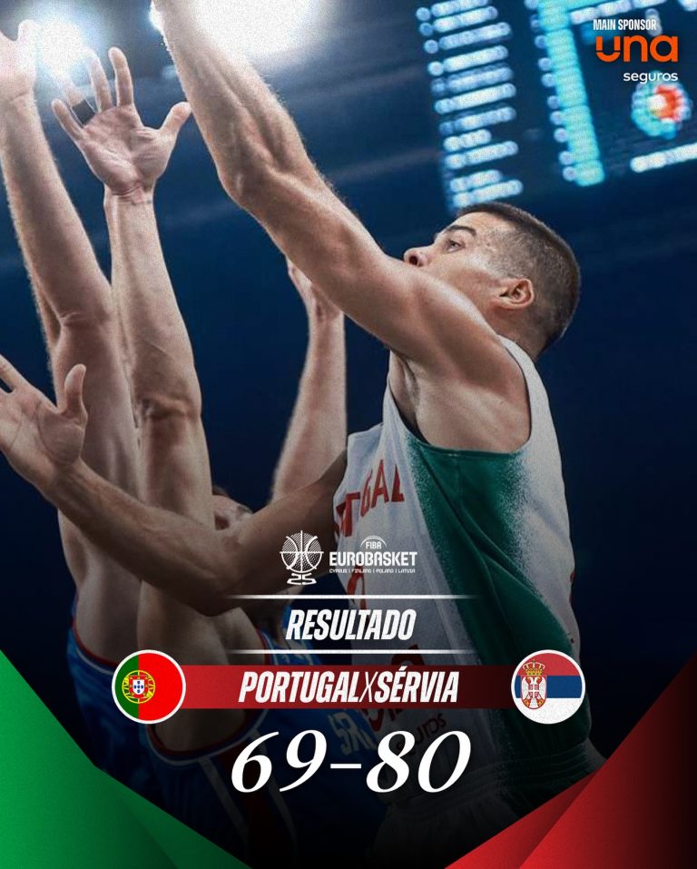 Eurobasket: Portugal perde com Sérvia mas segue em lugar de apuramento