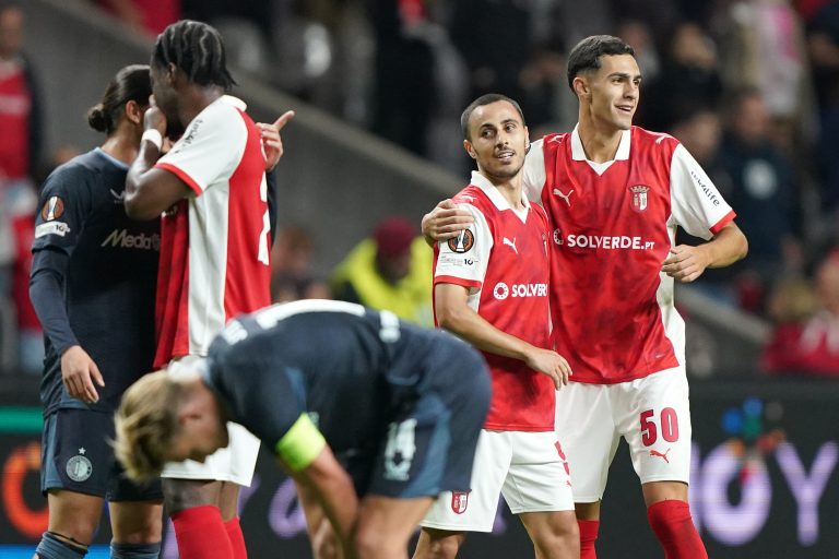 Sporting de Braga bate Feyenoord na estreia na fase de liga