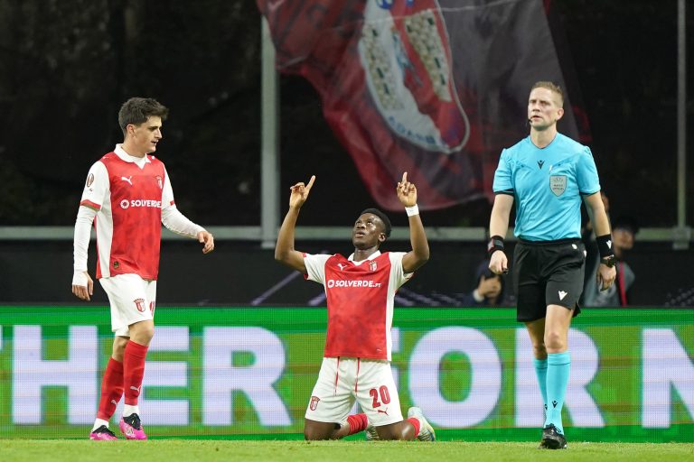 Sporting de Braga bate Estrela Vermellha por 2-0 e mantem invencibilidade