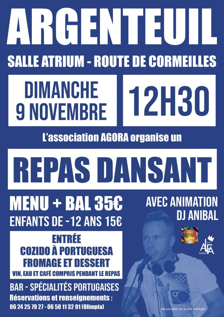 ALMOÇO COM DANÇA ARGENTEUIL