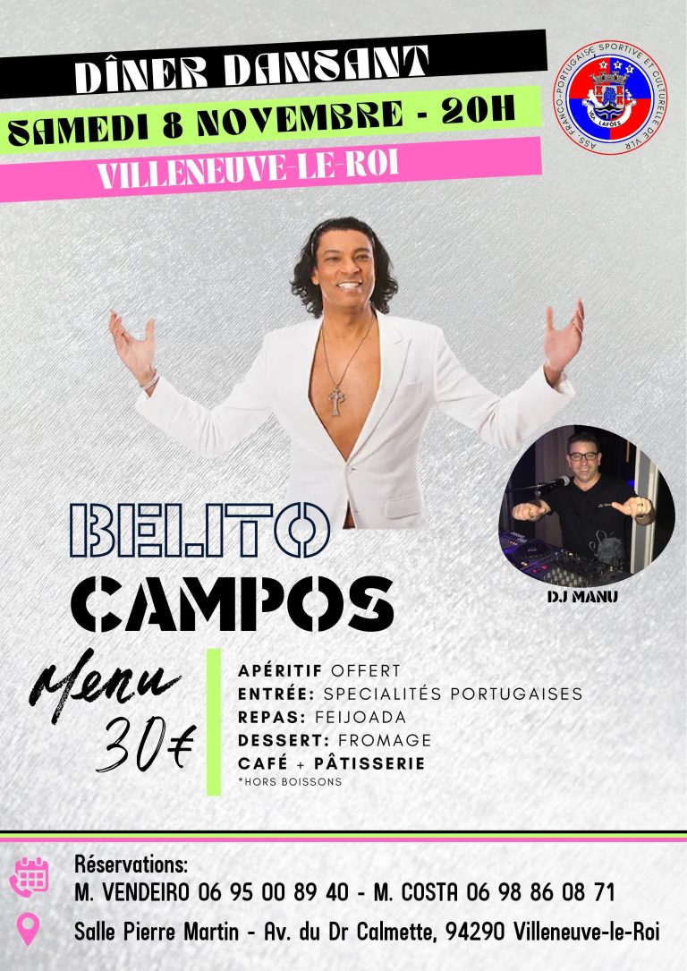 JANTAR COM BAILE, VILLENEUVE-LE-ROI