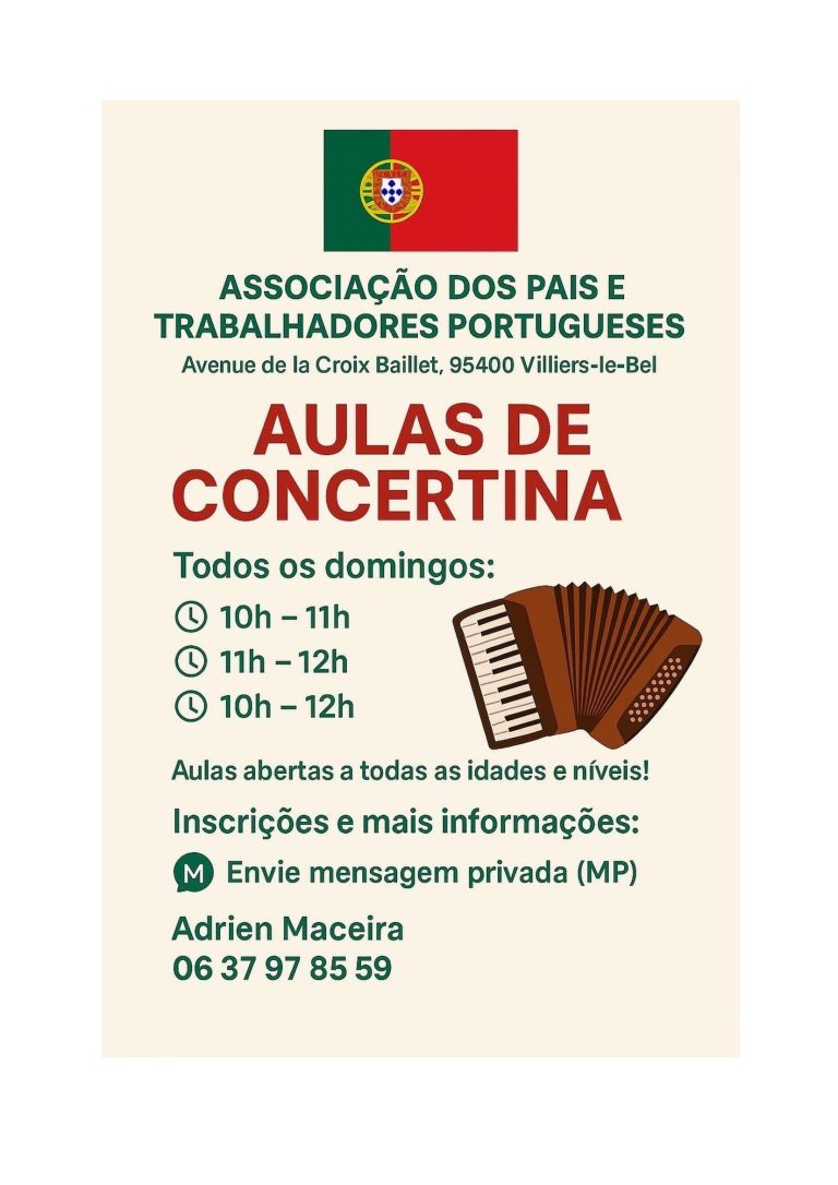 AULAS DE CONCERTINA, VILLIERS-LE-BEL