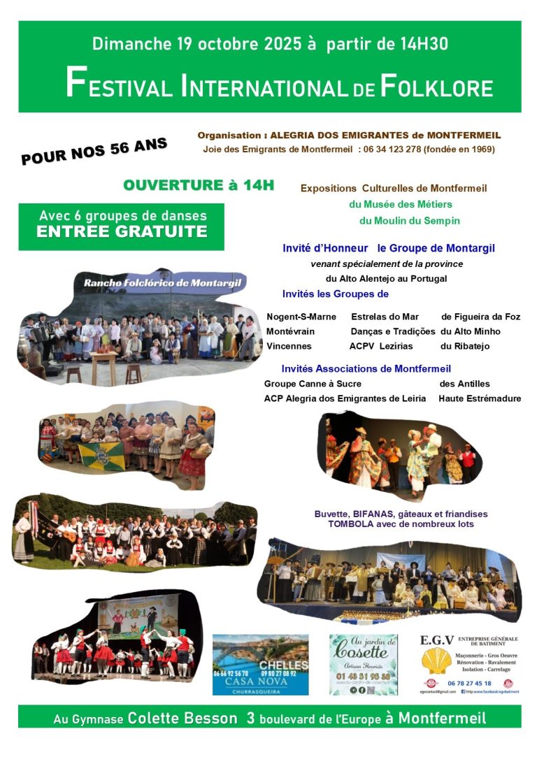 FESTIVAL INTERNATIONAL DE FOLCLORE, MONTFERMEIL