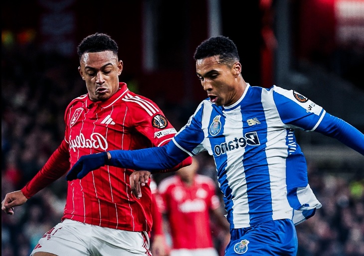 FC Porto sofre primeira derrota da época ao ceder por 2-0 na visita ao Nottingham