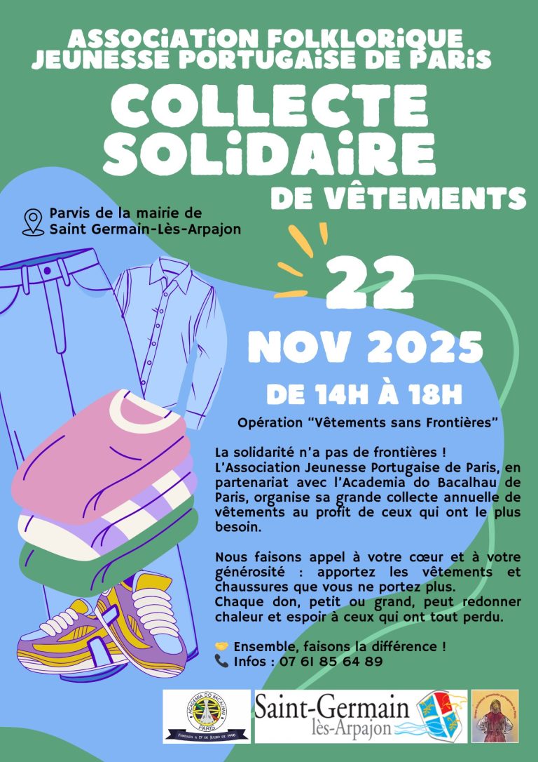COLLECTE SOLIDAIRE, SAINT GERMAIN LÈS ARPAJON