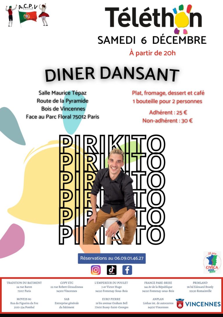 DINER DANSANT, VINCENNES