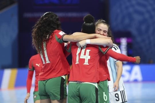 Futsal/Mundial feminino: Portugal goleia Argentina por 7-1 e apura-se para a final