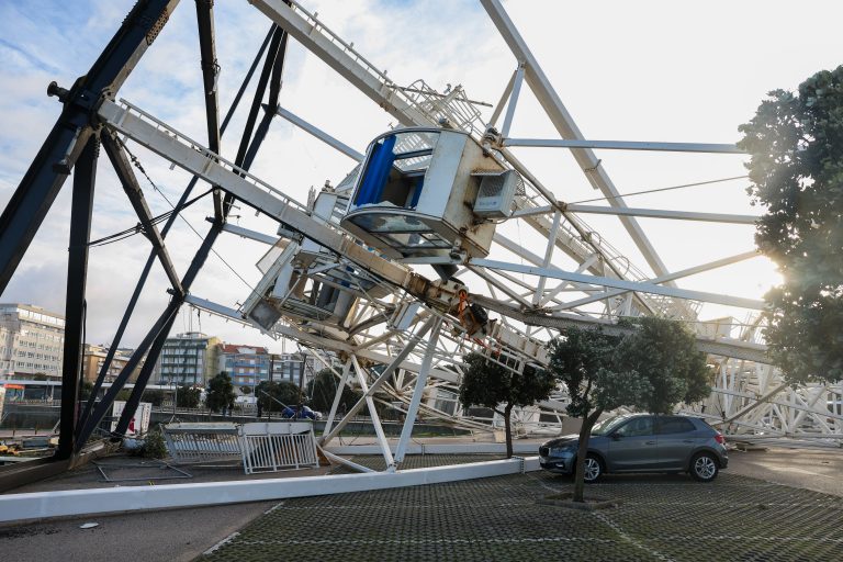 URGENTE: Mau tempo: Um morto em Leiria devido a queda de estrutura