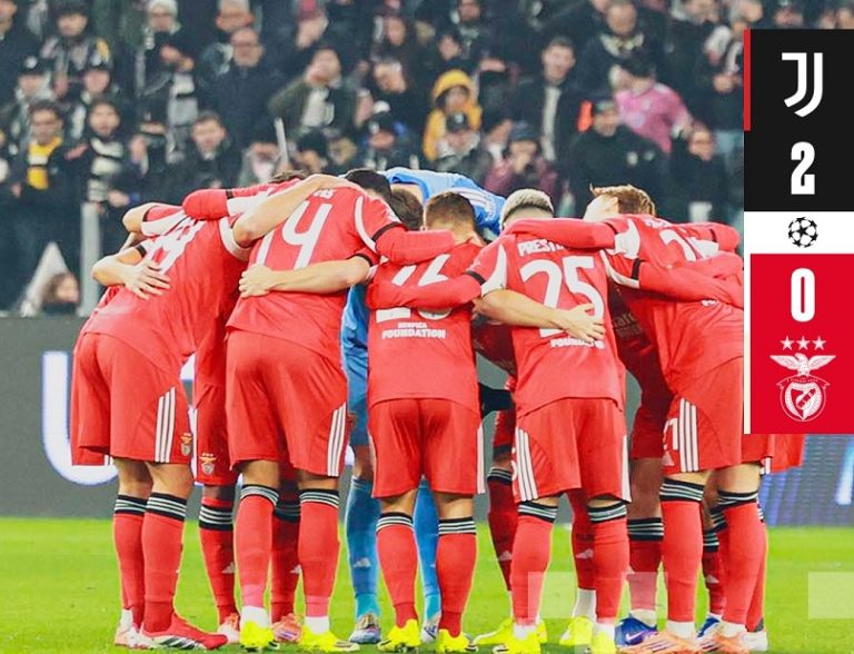 LC: Benfica perde em Turim e está praticamente eliminado