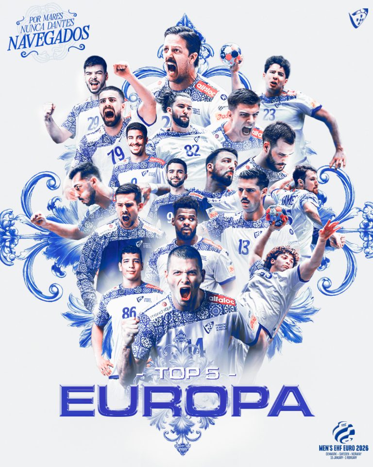Andebol/Europeu: Portugal vence Suécia e conquista histórico quinto lugar