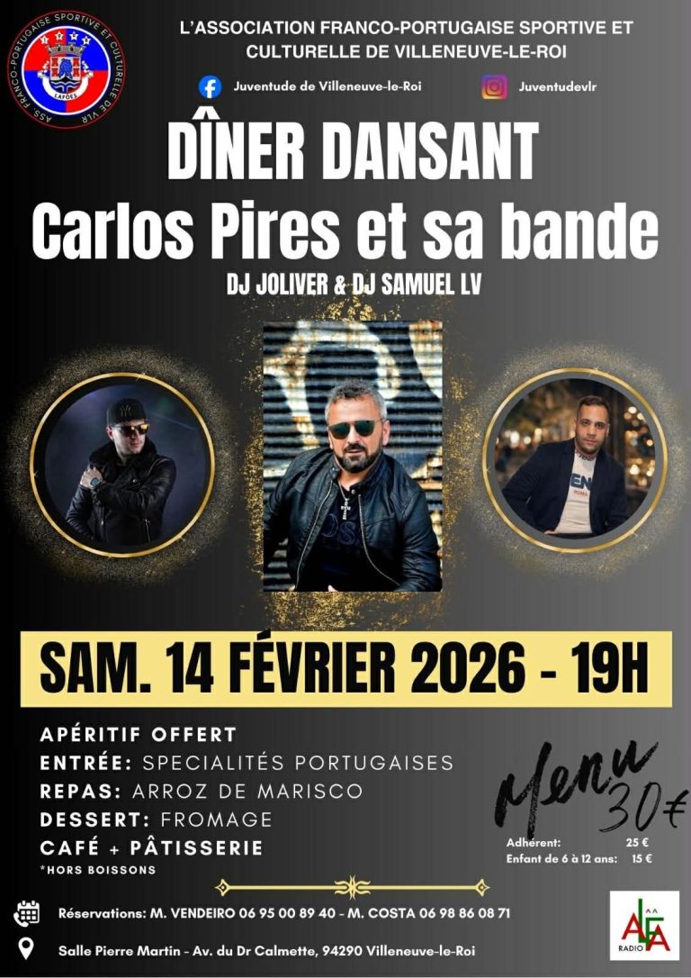 JANTAR COM BAILE, VILLENEUVE-LE-ROI