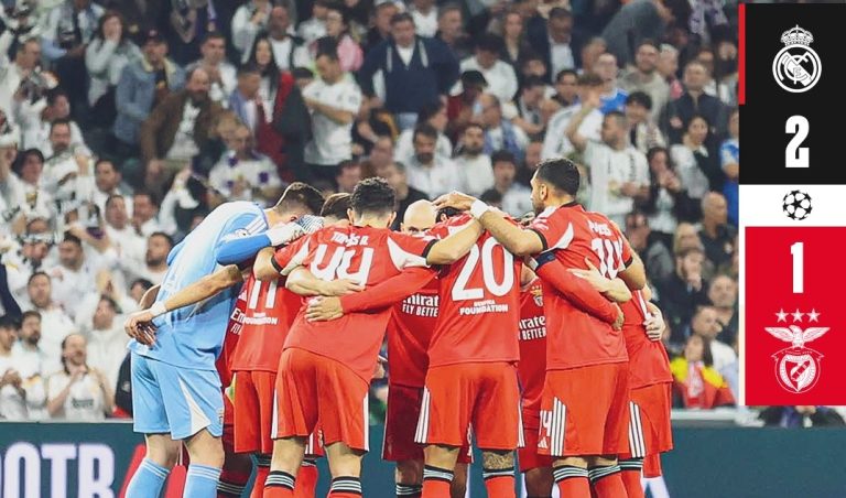 Benfica perde em Madrid e falha acesso aos oitavos de final