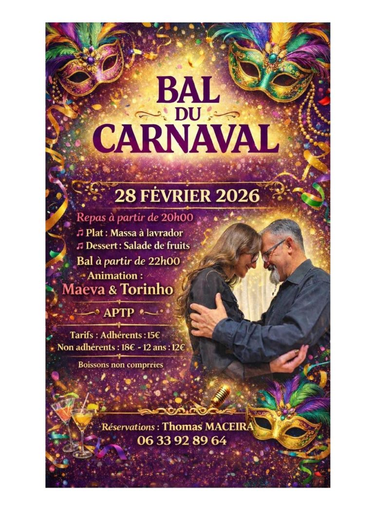 JANTAR COM BAILE DE CARNAVAL, VILLIERS-LE-BEL