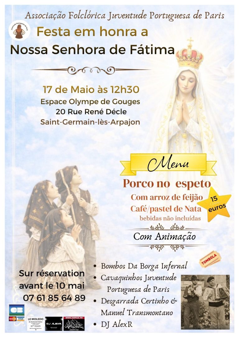 FESTA NOSSA SENHORA DE FÁTIMA, SAINT-GERMAIN-LES-ARPAJON
