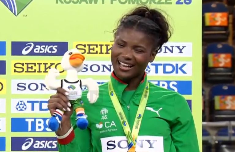 Agate Sousa campeã do salto em comprimento 18 anos depois de Naide Gomes