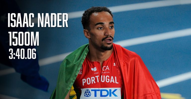Isaac Nader vice-campeão do mundo nos 1.500 metros