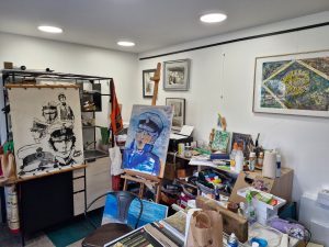 L'atelier de l'artiste © Gyslaine Lempereur