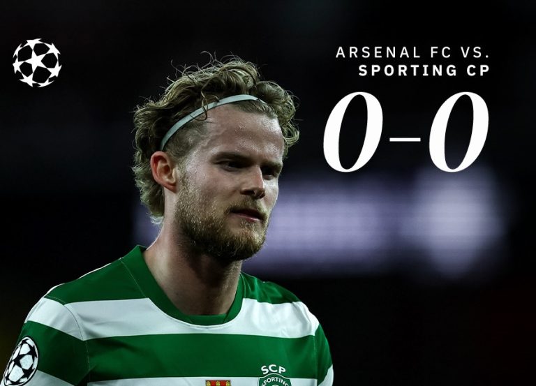 Sporting empata com Arsenal e falha histórico apuramento para as ‘meias’