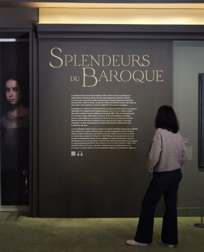 Vista da exposição Splendeurs du baroque no Museu Jacquemart-André © Culturespaces © N. Héron.