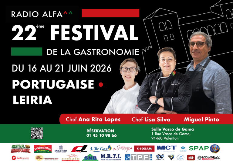 A Radio Alfa celebra a 22ª edição do Festival da Gastronomia Portuguesa