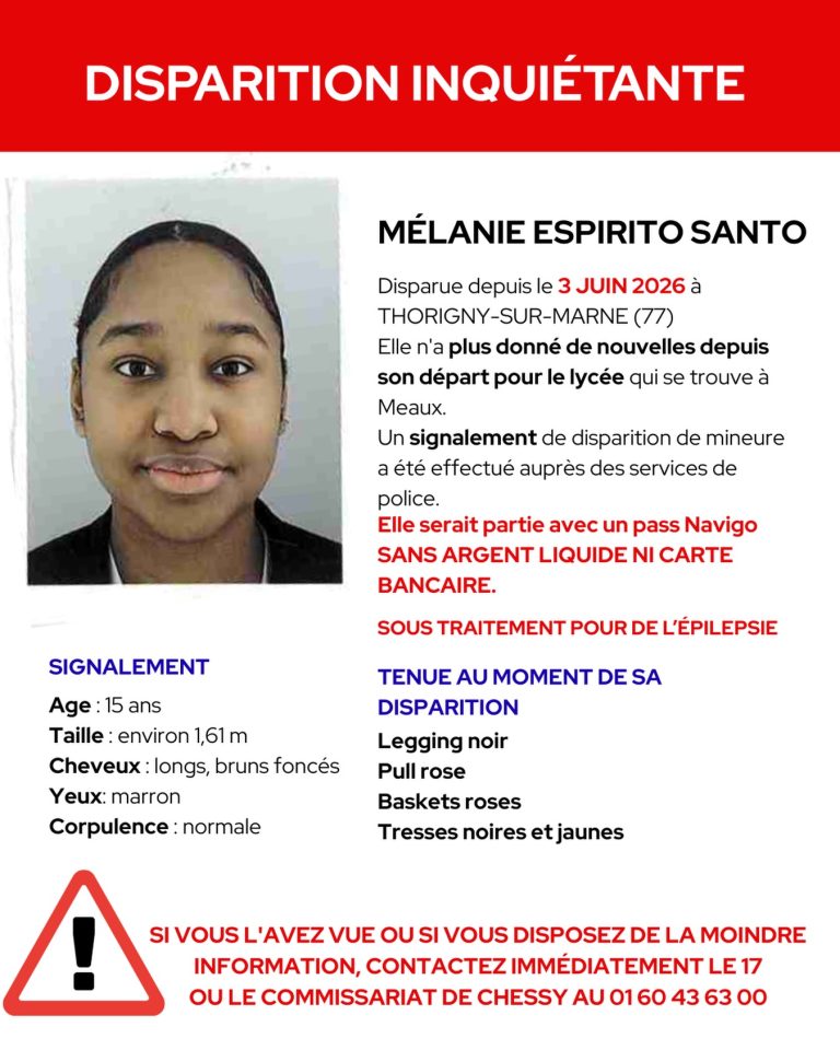 Jovem portuguesa de 15 anos está há três dias desaparecida em França