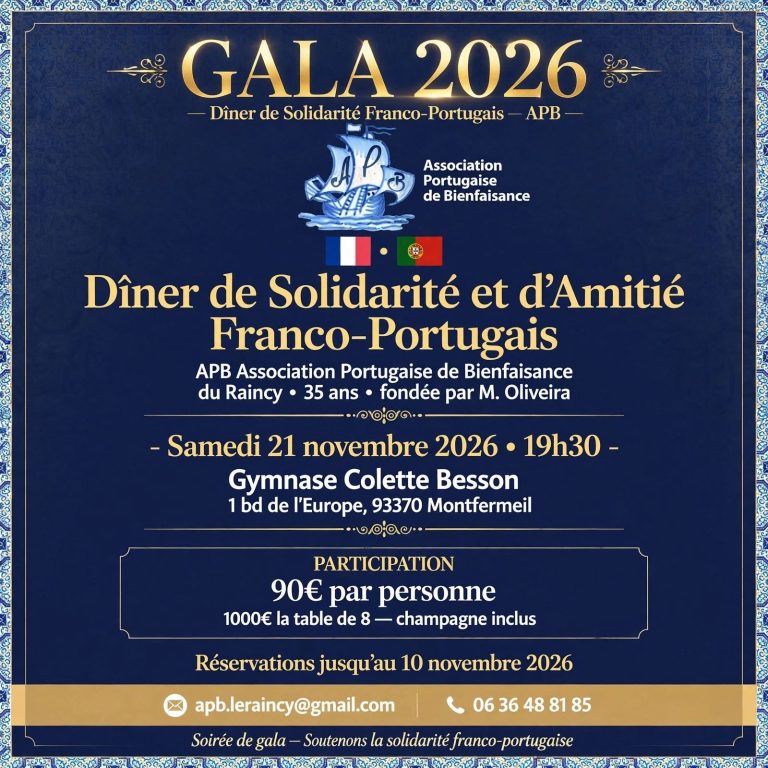 JANTAR DE SOLIDARIEDADE, MONTFERMEIL